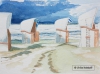 Reiseaquarelle Borkum
